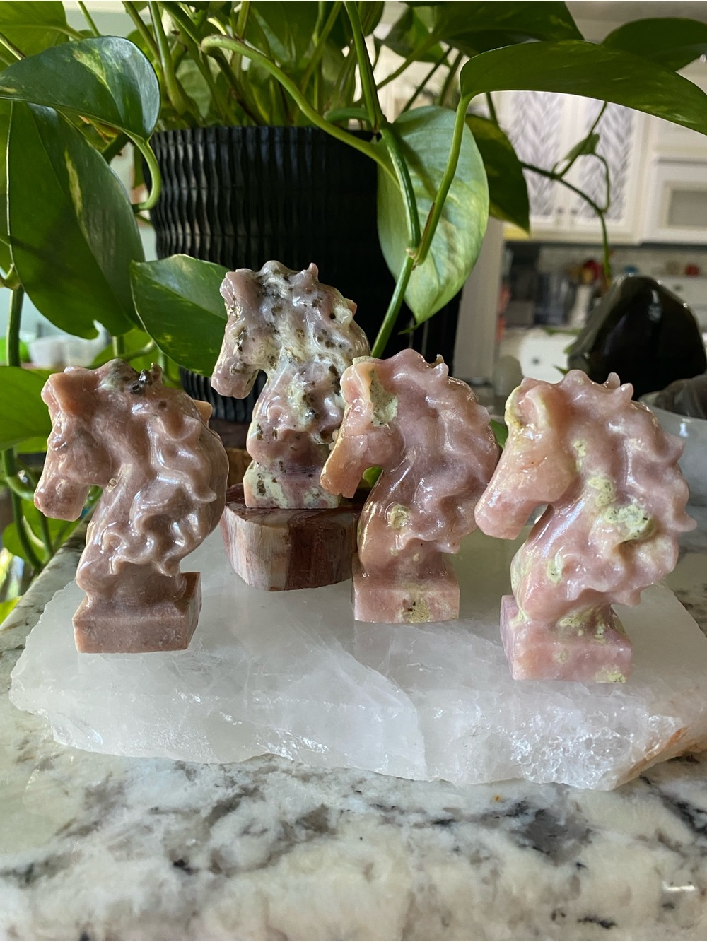 🐎✨ Plum Jade Horse Heads 3”— A Little Wild, A Little Magical! ✨🐎